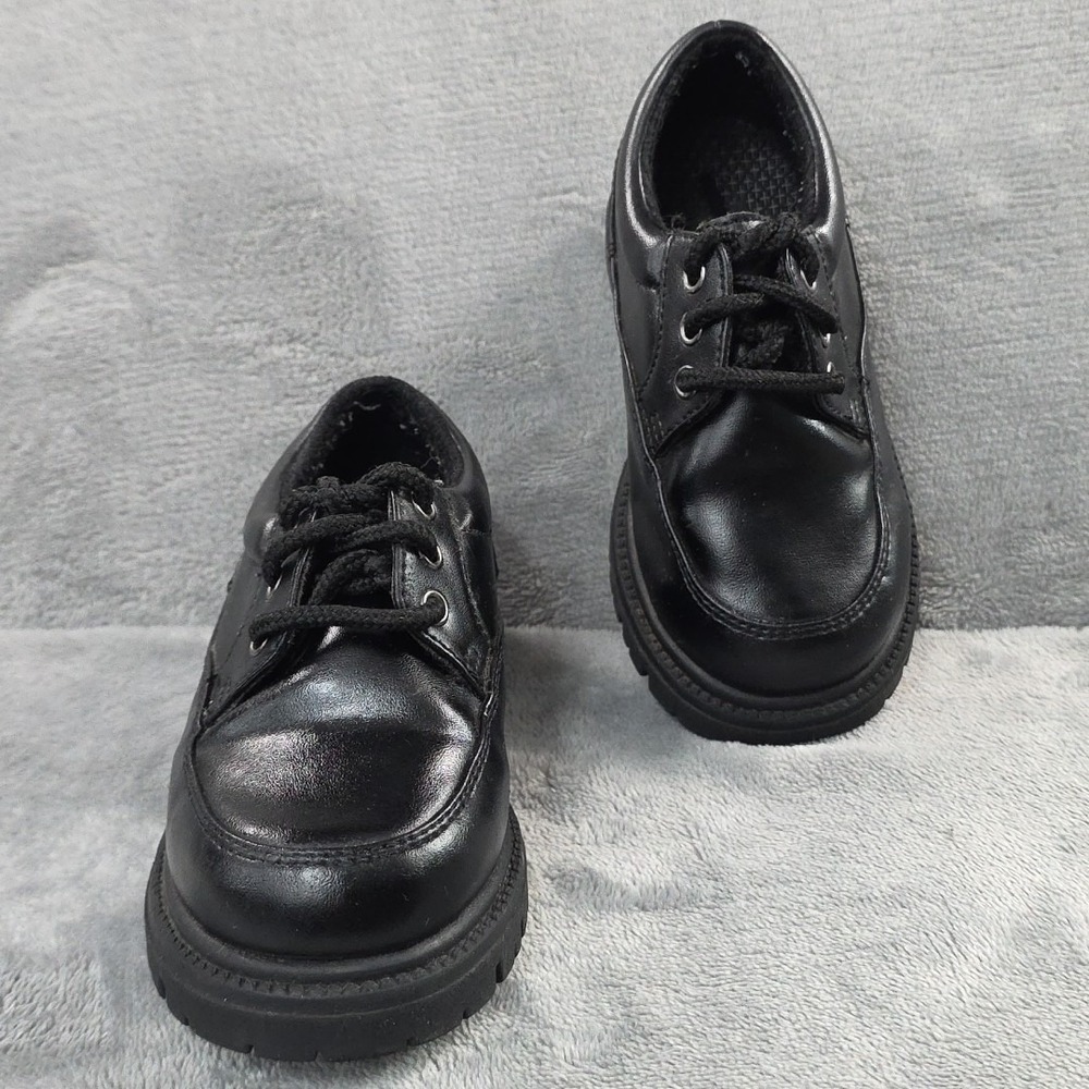 Young Classics Dress Boots Toddler Size US 5.5W Black Faux Leather‎